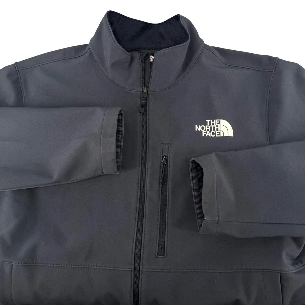 The North Face Apex Bionic Softshell Jacket Mens XL Blue Full Zip NF0A5EHARG1